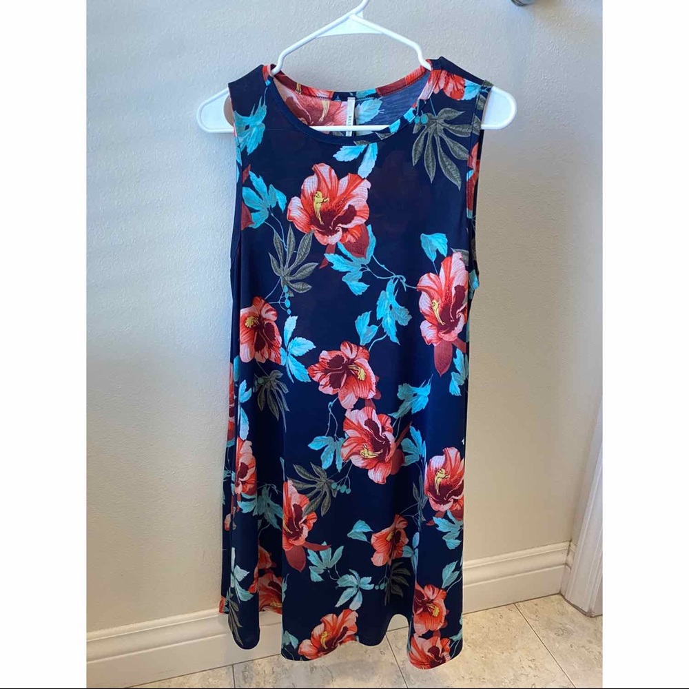 Bellamie Hawaiian Print Dress